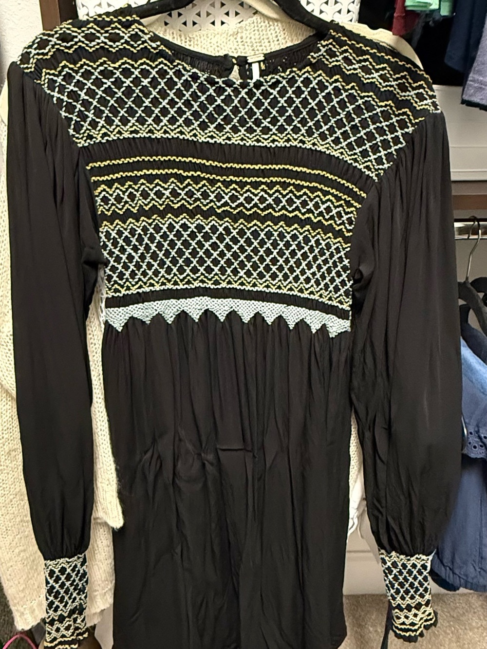Free People Black Mini Dress